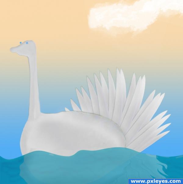 Creation of Artistic Swan: Final Result
